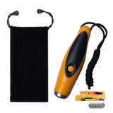 Garvee Elektronische Pfeife Mit Lanyard, 3 Töne, 125 dB, Wiederaufladbar, ABS, Für Sport & Notfälle, Gelb - Gelb