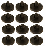 Garvee 12Pcs Bremslichtschalter Stopper Gummi Für Die Meisten Autos Kompakt & Einfach Zu Installieren Schwarz 1.8x1.1cm