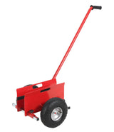 Garvee Plattentransportwagen bis 299 kg, Plattenwagen mit 0–24,1 cm Klemmweite, 25,4 cm Vollgummirädern & 99 cm Griff für Platten, Türen & Arbeitsplatten - Rot