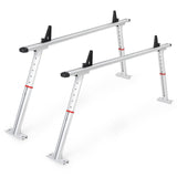 Garvee Pickup-Dachträger Verstellbar 90–180 cm Robustes Aluminium für Pickups Kajak Holz - Silber