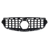 Garvee Sportliche Kühlergrill für Luxusklasse E W212 2014-2016, Hochwertiges ABS, Glänzend Schwarz, Optimierter Luftstrom, Stoßfänger Ersatz