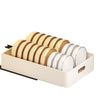 GARVEE Telescopic Drawer Dish Drainer 39.5x24.5x7.5cm Weiß – Multifunktionaler, Platzsparender & Geräuschloser Küchenschrank Organizer