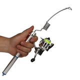 Garvee Eis-Angelrute & Rolle Combo IZ-XM Mini Größe Edelstahl Eisangeln Ausrüstung Outdoor 38CM