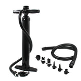Garvee Handpumpe Single Action 1.8BAR Mit Manometer Hochdruck 6 Düsen Kunststoff Für Luftbetten & Kajaks