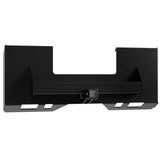 Garvee Schnellwechselplatte für Kompaktlader, 6,35 mm Stahlplatte mit 50,8-mm-Anhängerkupplungsaufnahme, bis 1.361 kg, Schwarz