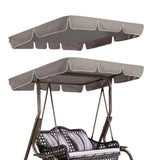 Garvee Schaukelstuhl Dach Ersatz 3-4 Sitzer, Wasserdicht, Winddicht, Reißfest, Für Garten & Veranda - Braun