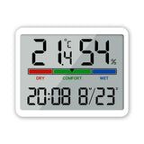 Garvee Digitale LCD-Sveglia Mit Großer Anzeige, Zeit & Temperatur, Magnetisches Multifunktionsdesign Für Zuhause, Wand- & Tischuhr, Thermometer