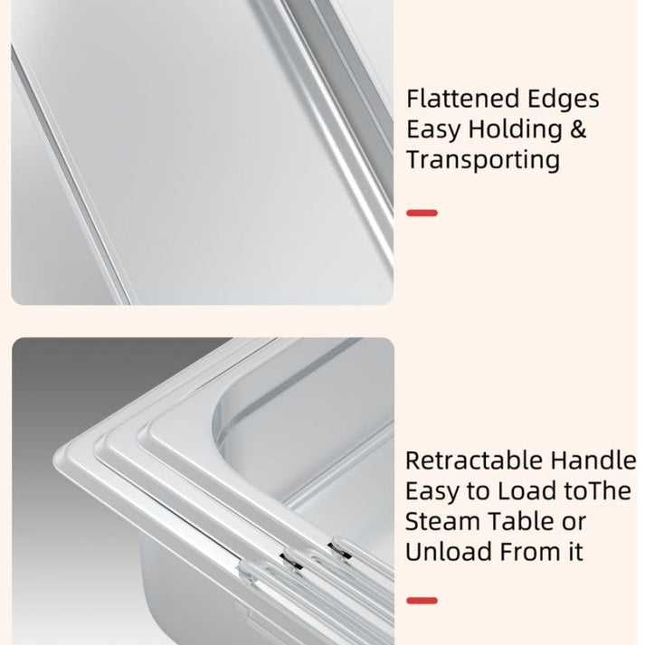 Flache Kanten für einfache Handhabung