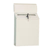 Garvee Briefkasten mit Schlüsselschloss, Metall-Wandhalterung, Sicheres Tropfschloss für Außenbereich, Garten, Büro, Beige