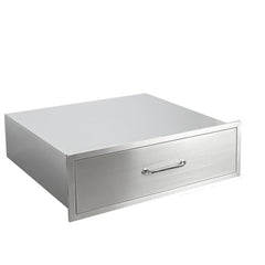 GARVEE Edelstahl Outdoor Küchen-Schublade – Soft-Close, Rostfrei & Wetterfest Für Grillinsel 76x58x25cm