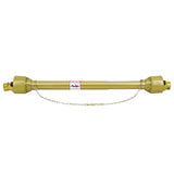 Garvee PTO-Welle 100–140 cm, Gelenkwelle aus Stahl mit 1-3/8 Zoll 6-Zahn-Anschluss, 35/53 PS, Gelb - Gelb