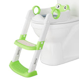 Garvee Töpfchentrainingssitz Mit Stufe Für Kleinkinder, Rutschfeste Pads, Höhenverstellbar, Faltbar, Sicher, Badezimmer, PP-Material - 