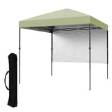 GARVEE 2,5 x 2,5 m Pop-Up Pavillon, Wasserdichtes Gartenpavillon mit UV-Schutz, Höhenverstellbar und Tragetasche, Ideal für Garten, Camping und Outdoor Events, Hellgrün - Hellgrün
