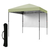 GARVEE 1,8 x 1,8 m Pop-Up Pavillon, Wasserdichtes Gartenpavillon mit UV-Schutz, Höhenverstellbar und Tragetasche, Ideal für Garten, Camping und Outdoor Events, Hellgrün - Hellgrün