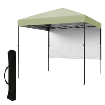 GARVEE 1,8 x 1,8 m Pop-Up Pavillon, Wasserdichtes Gartenpavillon mit UV-Schutz, Höhenverstellbar und Tragetasche, Ideal für Garten, Camping und Outdoor Events, Hellgrün