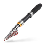 Garvee Teleskop-Angelrute 1,0m-2,3m Glas Mini Bass Bait Casting Leicht & Robust Tragbar Für Outdoor Angeln - blau