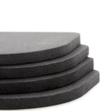 Garvee Anti-Vibrationsmatten Waschmaschine 4er Set EVA Antirutsch Pads 4er-Set für Waschmaschine Trockner Kühlschrank Schwarz, rutschfest