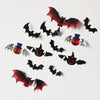 GARVEE 60pcs Halloween Dekor Fledermäuse Wandaufkleber PVC Für Schlafzimmer Outdoor Veranda Fenster Klassenzimmer Schwarz