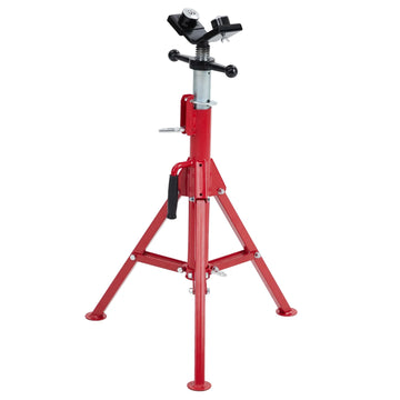 Garvee Rohrheberständer V-Kopf Schwerlast 1134 Kg, Verstellbar 71–132 cm, Klappbar, Für Schweißen