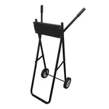 Garvee Außenbordmotor-Motorwagen 85kg Kapazität Klappständer für Bootsreparatur und Transport 99cm Höhe Eisen Schwarz