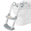 Garvee Toilettensitz Kinder Mit Treppe,Toilettentrainer für Kinder, WC Sitz Mit PU Gepolsterter, Spritz Rutschfestes Und Faltbar Toilettenleiter