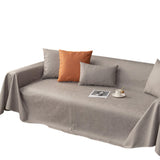 Garvee Couchbezug Sofaüberwurf 90x210cm Leichtgrau - Strapazierfähig & Rutschfest - Wasserdicht - Wohnzimmer - Modern Stil