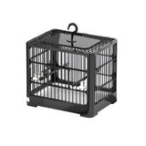 Garvee Tragbarer Vogel-Reisekäfig mit Griff, Futterbehälter und Obstgabel für Kleine Papageien, Tauben und Kakadus