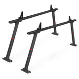 Garvee Pickup-Dachträger, verstellbar 89,9–180,3 cm, Aluminium, stabil, für Kajak- und Holztransport, kompatibel mit Pickups, Schwarz - Schwarz