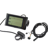 Garvee Elektronischer Fahrrad-Tacho SW900 Mit LCD Anzeige, Wasserdicht Für E-Bikes & Scooter, Urban, Kompakt, Schwarz