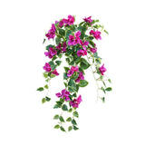 Garvee Künstliche Hängende Blumen Pflanzen Lila 65.5cm Für Wand Zaun Patio Büro Garten Hochzeit Party Dekoration