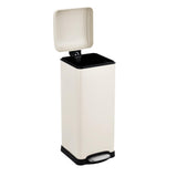 Garvee Mülleimer 8 Gal/30L Edelstahl Rechteckig Mit Soft-Close Deckel Für Küche Und Esszimmer, Anti-Fingerprint, Mit Inneneimer - 