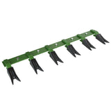 Garvee Bucket Tooth Bar 115 cm Stahl, 2068 Kg Tragkraft, Für 1.3 cm Schneidkanten, Rostbeständig - Grün und Schwarz
