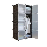 Garvee Würfelförmiges Steckregal Modulares Gitterregal Für Schuhe Bücher Wohnzimmer Schlafzimmer 35.6 x 35.6 x 35.6 cm Schwarz - 