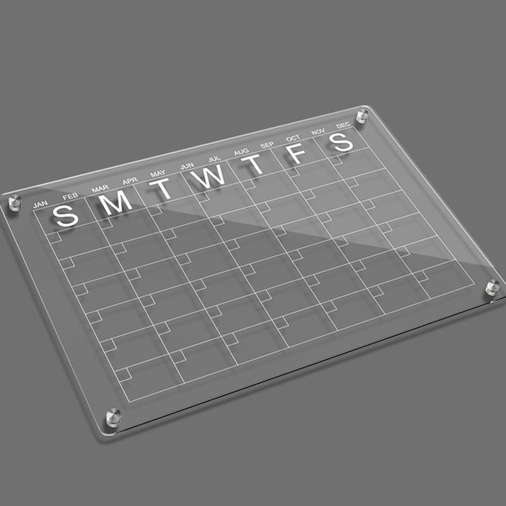 Garvee transparentes magnetisches Acryl-Whiteboard für Kühlschrank