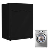Garvee Wäschetrockner Abdeckung Frontlader 210D Oxford Stoff Wasserdicht Mit Reißverschluss Für Outdoor Küche Zuhause L (85x60x60cm) - Silber