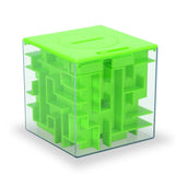 Garvee Money Maze Puzzle Box Geldgeschenk-Spardose Mit Labyrinthspiel Für Kinder & Erwachsene Kunststoff Herausfordernd & Unterhaltsam - Grün