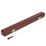 Garvee Musik Taktstock Tragbare Orchester Dirigent Stick Mit Fall Holz Zauberstab Für Chororororchester Konzert Square Box Amber Mahagoni - Wie gezeigt