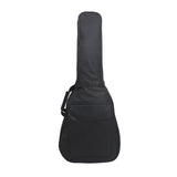 Garvee Gitarrentasche 106 cm, Wasserdicht, Baumwolle, Rucksack, Für Akustik & E-Gitarre, Schwarz - Schwarz