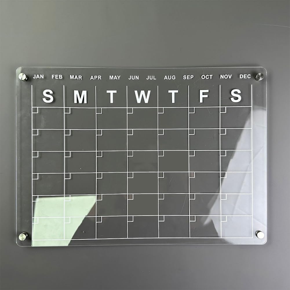 Garvee transparentes Whiteboard für Wochenplan To-Do-Liste und Notizen