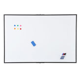 GARVEE Magnetisches Whiteboard 152 x 102 cm, Schreibtafel mit Aluminiumrahmen und Großer Stiftablage, Für Büro, Schule & Klassenzimmer, Schwarz - Schwarz