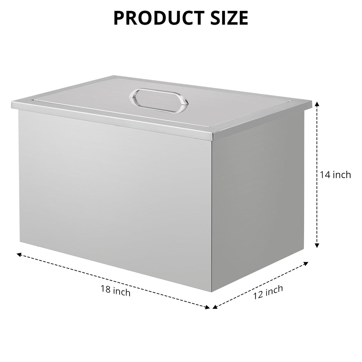 Getränke Eisbox Edelstahl
