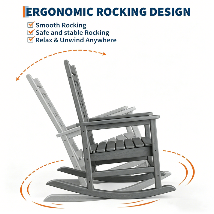 Breite Rückenlehne & ergonomisches Design