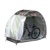 Garvee Fahrrad-Aufbewahrungszelt Für 2-3 Räder Aus Oxford 210D Stoff, Wasser- Und Staubdicht, Mit Türen, Outdoor-Schutz Für Motorrad & Gartengeräte, Grau