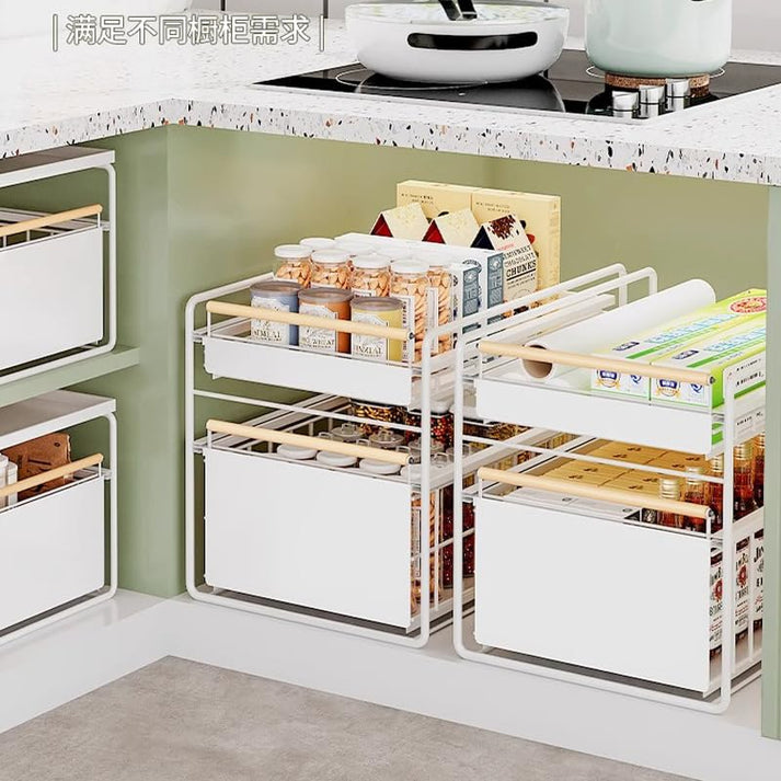 Erhöhte Seitenteile des Organizers