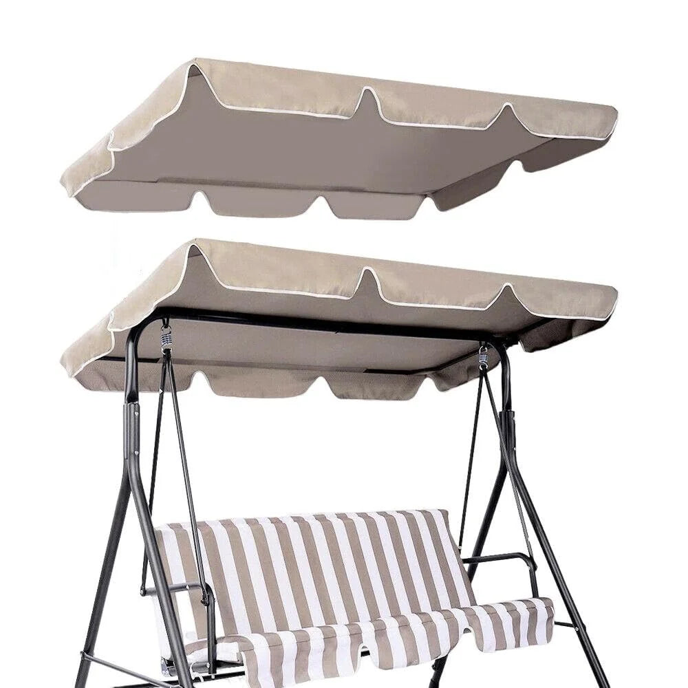 Garvee Schaukelstuhl Dach Ersatz 2 Sitzer, Wasserdicht, Winddicht, Reißfest, Für Garten & Veranda