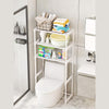Garvee Toilettenregal, Wc Regal üBer Die Toilette, 3 Ebenen Waschmaschinenregal Aus Metal, Toilettenschrank Badezimmer Regal Waschmaschine ÜBerbau, Einfache Montage, Belastung 15 Kg/Ebene, 50.5 x 30 x 134 cm
