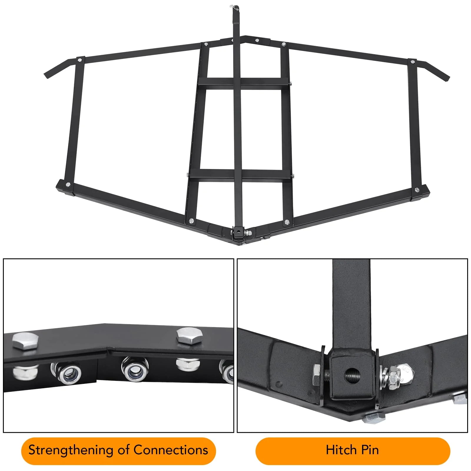Garvee Grader 180 cm Für ATV/UTV, Verstellbar, Stahl, Pin Hitch, Für Garten & Rasen