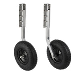Garvee 2er-Set Boots-Slipräder bis 272 kg, ca. 30 cm Räder, für Bootstransport an Strand & See, Schwarz