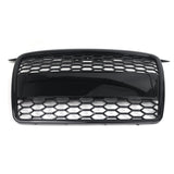 Garvee Vorderer Wabengrill ABS Schwarz Glänzend Sportlich Ohne Logo für Audi A3 2004-2008 Exterieur Zubehör