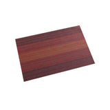 Garvee 6pcs Tischsets Wärmedämmung Tischmatte Untersetzer PVC Rot 30x45cm Umweltschutz Rutschfest